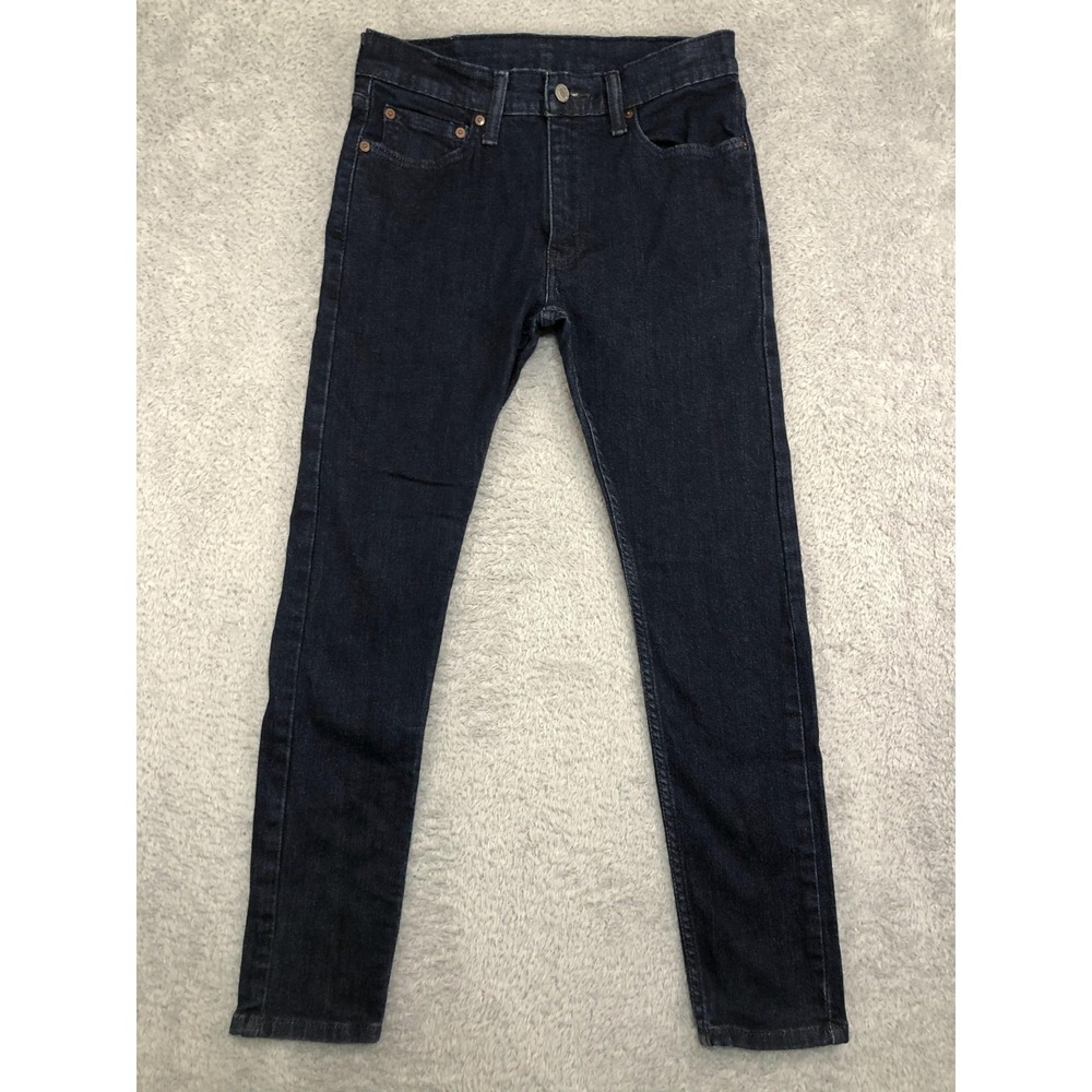 Levis 519 Jeans Mens 30x28 (Tag 32x30) Blue Extreme Skinny Denim *Flaw